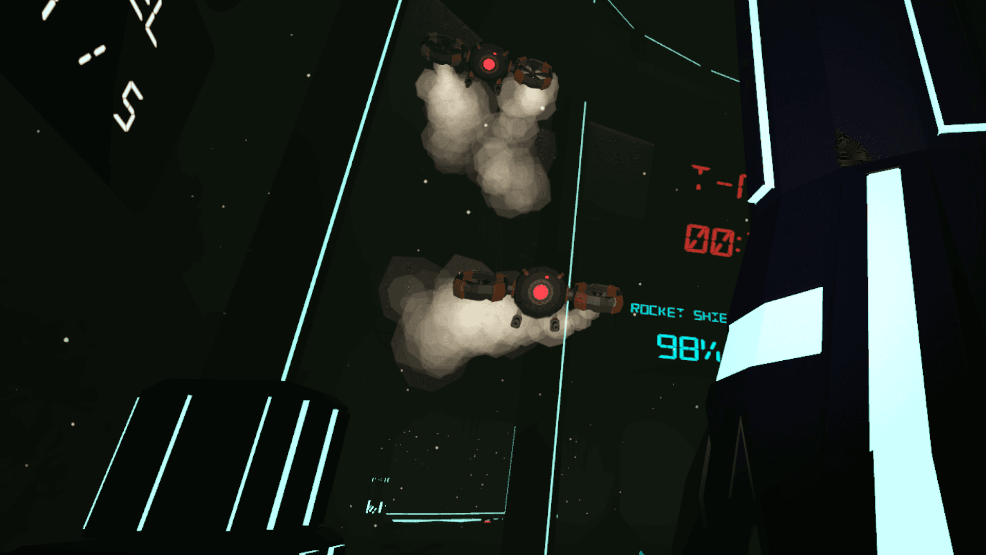 Gaia Protocol gameplay — facing a hostile robot
